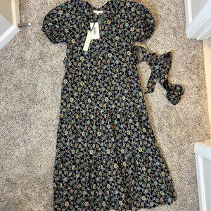 Floral midi/maxi dress (depending on height)
